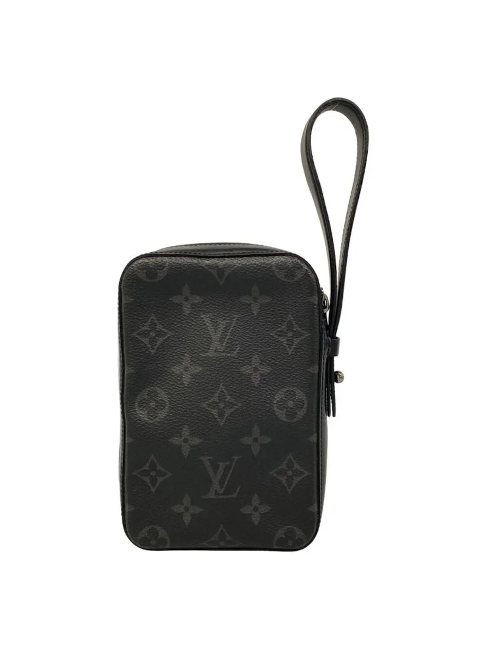 Louis Vuitton Monogram Canvas Box Clutch Eclipse